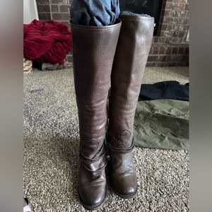 Freebird Coal boots stone EUC